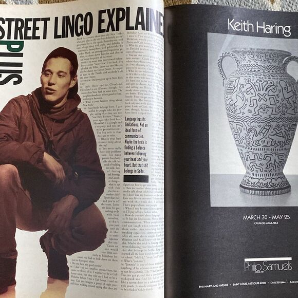 DAVID BOWIE -  Interview magazine - May 1990 - Picture 11 of 12